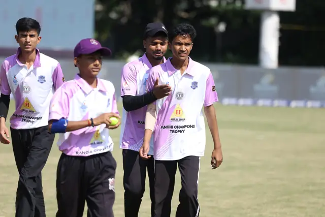 Smiles after a wicket